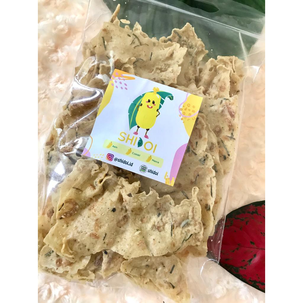 

peyek shidoi - rempeyek rebon