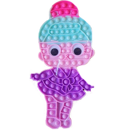 Pop it fidget toy Ukuran Super Jumbo push pop it rainbow mainan edukasi stress release-LOL Jumbo