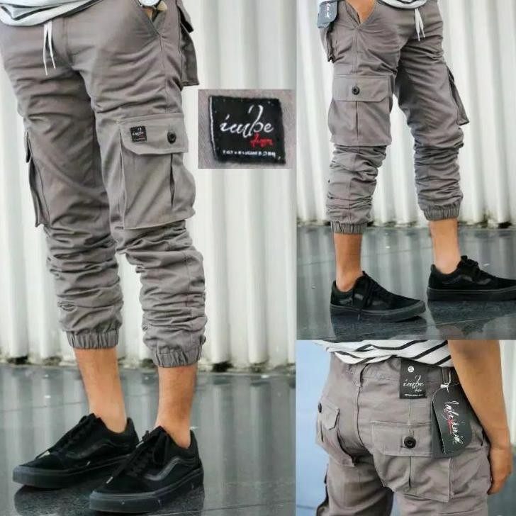 [KODE 711] [ BAYAR COD ] CELANA PANJANG DISTRO PREMIUM CARGO JOGER JOGGER KEMPOL PRIA WANITA UNISEX