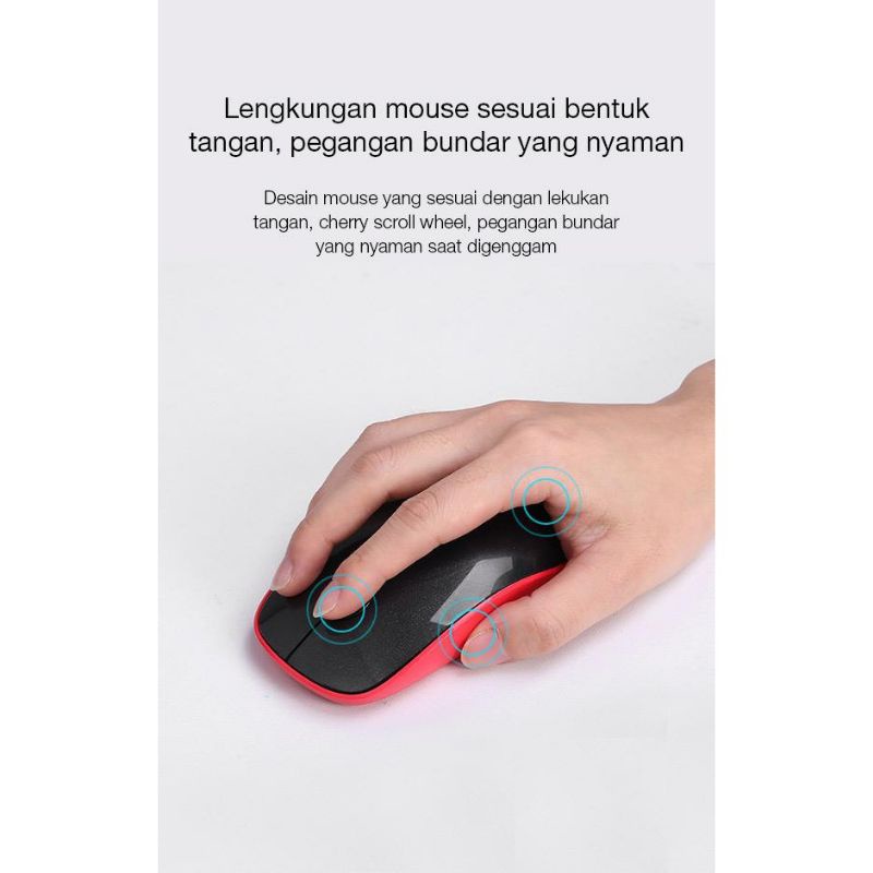 Keyboard + Mouse Combo ROBOT KM3000 Potable Mini WirelessProduk kami 100% Original ROBOT dan bergaransi