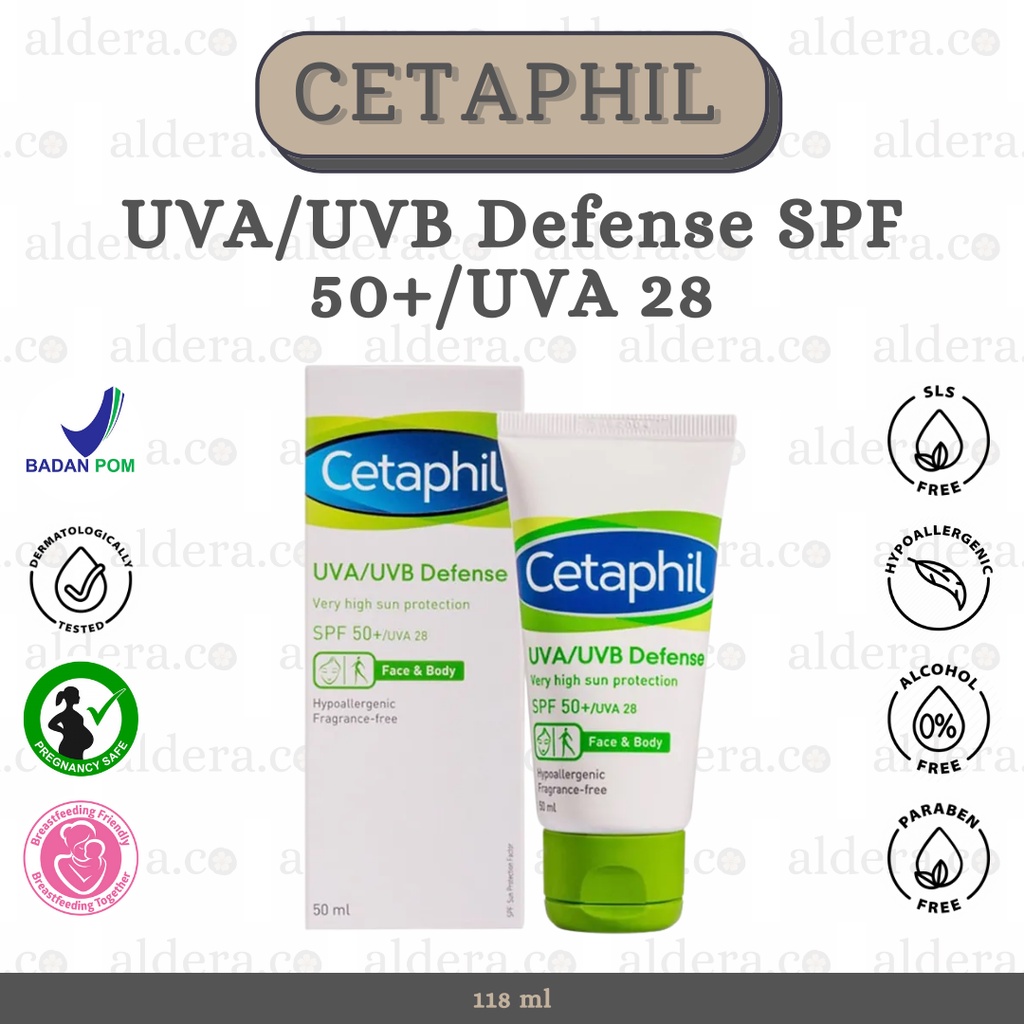 CETAPHIL UVA/UVB Defense SPF 50+/UVA 28 — Cetaphil Sunscreen , Cetaphil Sunblock , Cetaphil Sun Prot