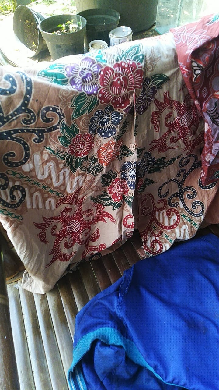 Kemeja Batik Tulis Furing Lengan Pendek  Pria Murah Pekalongan