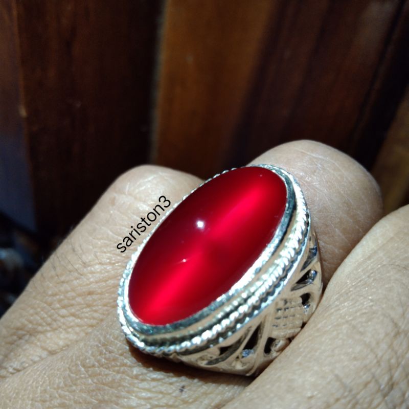 batu cempaka merah cat eye