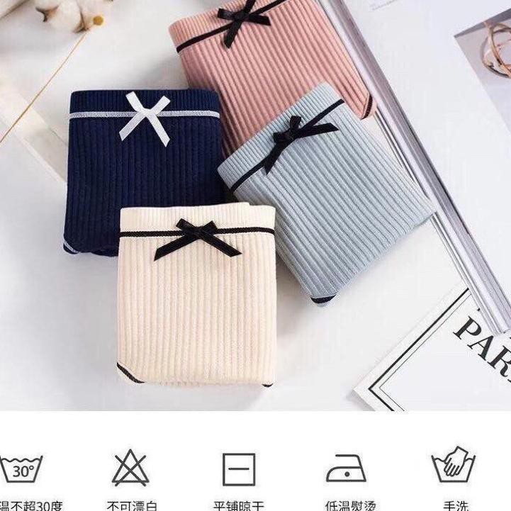 PROMO 11.11 (efy-655) [Ready Stork] Celana dalam CD wanita Pakaian Dalam cewek gaya jepang Busur sek