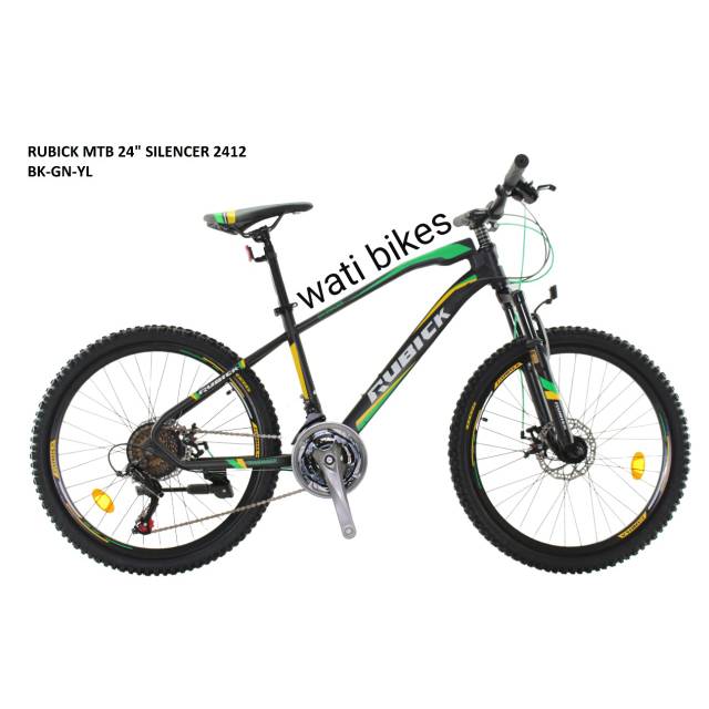 SEPEDA GUNUNG 24 MTB RUBICK SILENCER 2412,24 SPEED DARI UNITED