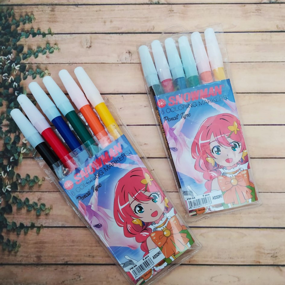 

Spidol Set SNOWMAN 6 warna