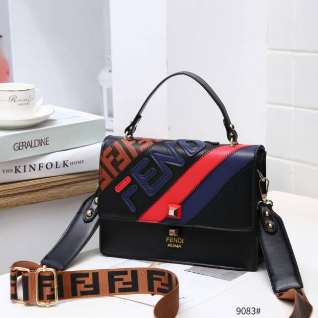 Tas selempang wanita FENDI import murah | shelaashop 👜