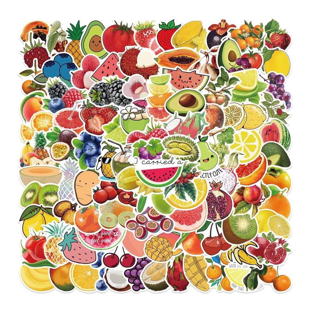 Mxbeauty Kartun Buah Stiker Tahan Air 100Pcs/Lot Laptop Decals Untuk Mobil Gitar Stiker Poster