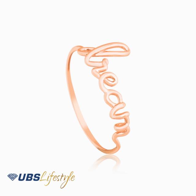 CINCIN EMAS UBS LINEA WISH LIMITED EDITION - DREAM - 750 ROSE GOLD - CC70488