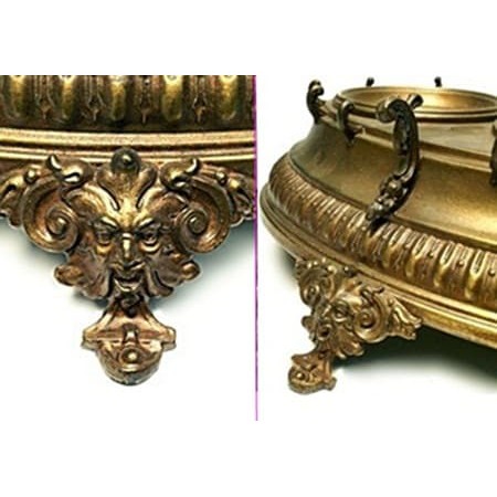 

ANTIQUE BRASS VICTORIAN CRUET TATAKAN BOTOL EROPA TEMPAT BUMBU