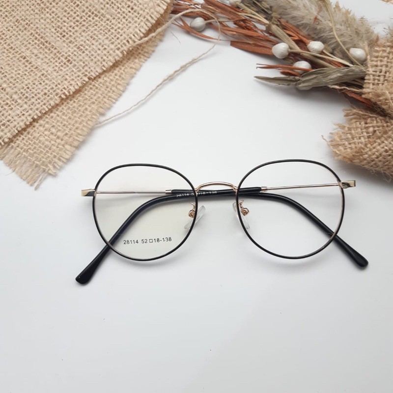 Kacamata Wanita Minus Frame 28114 Free Lensa Blueray Atau Photocromic