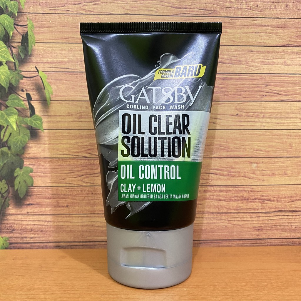 Gatsby Cooling Face Wash Oil Control / Pembersih Wajah - 100gr