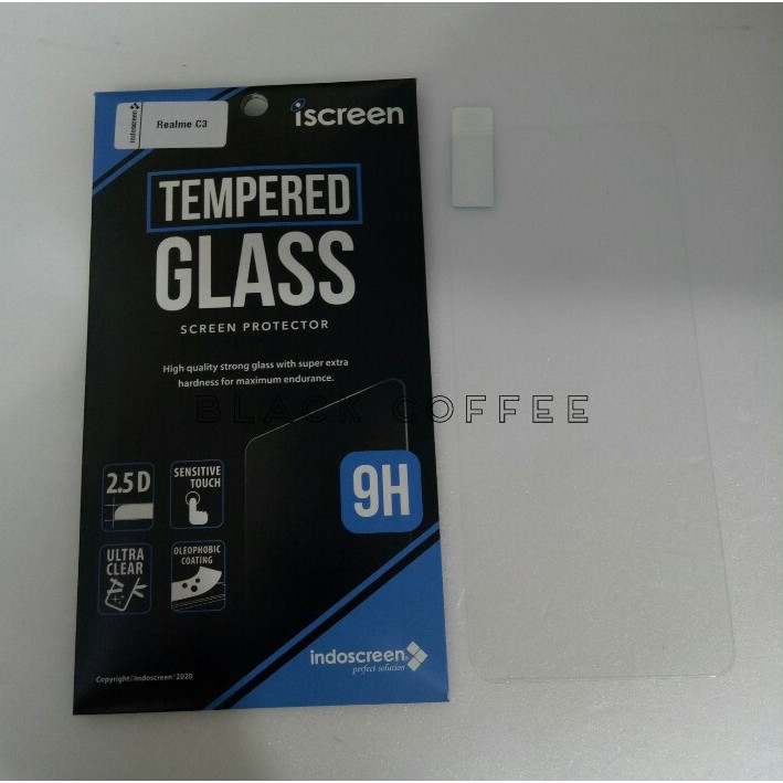 Tempered glass REALME C3 tempered glass iScreen bening