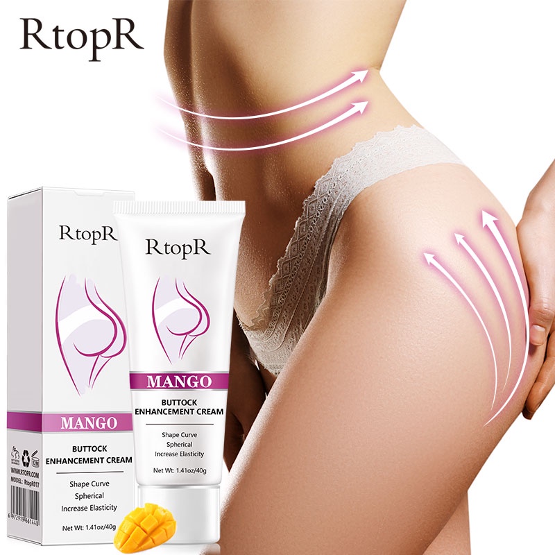 RtopR Sexy Buttock Enhancement Cream Body Skin Care Hip Firming Cream Whitening Moisturizing Anti-Aging Buttock Treatment Mango