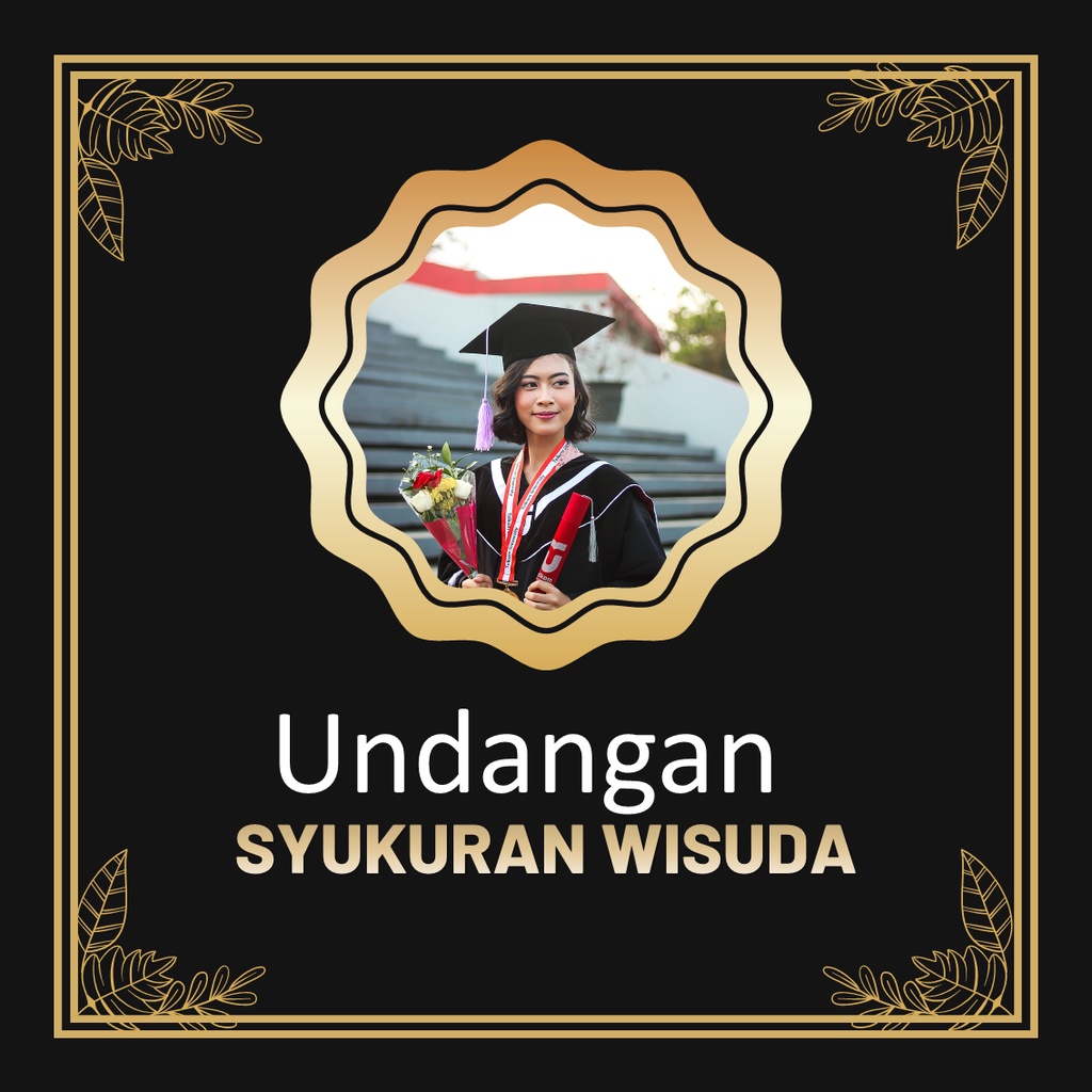 VIDEO UNDANGAN DIGITAL SYUKURAN WISUDA KODE W05