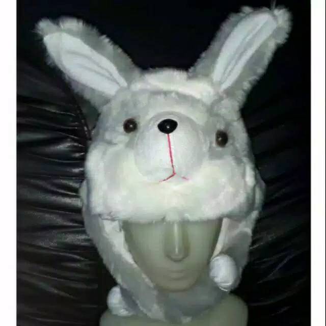 Topi hewan kelinci/animal hat kelinci