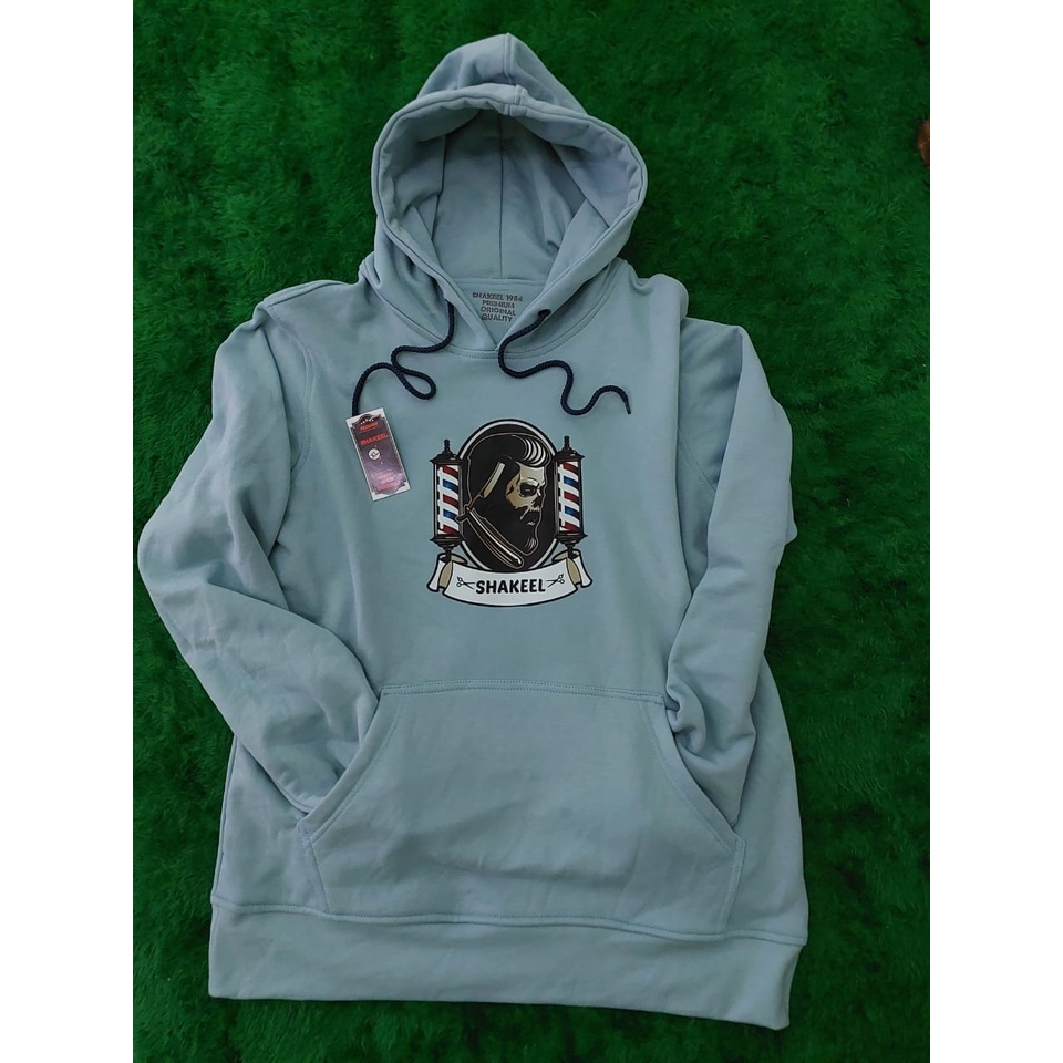 Sweater hoodie pria premium bahan katun tebal gramasi 280 motif CURSHAK terlaris