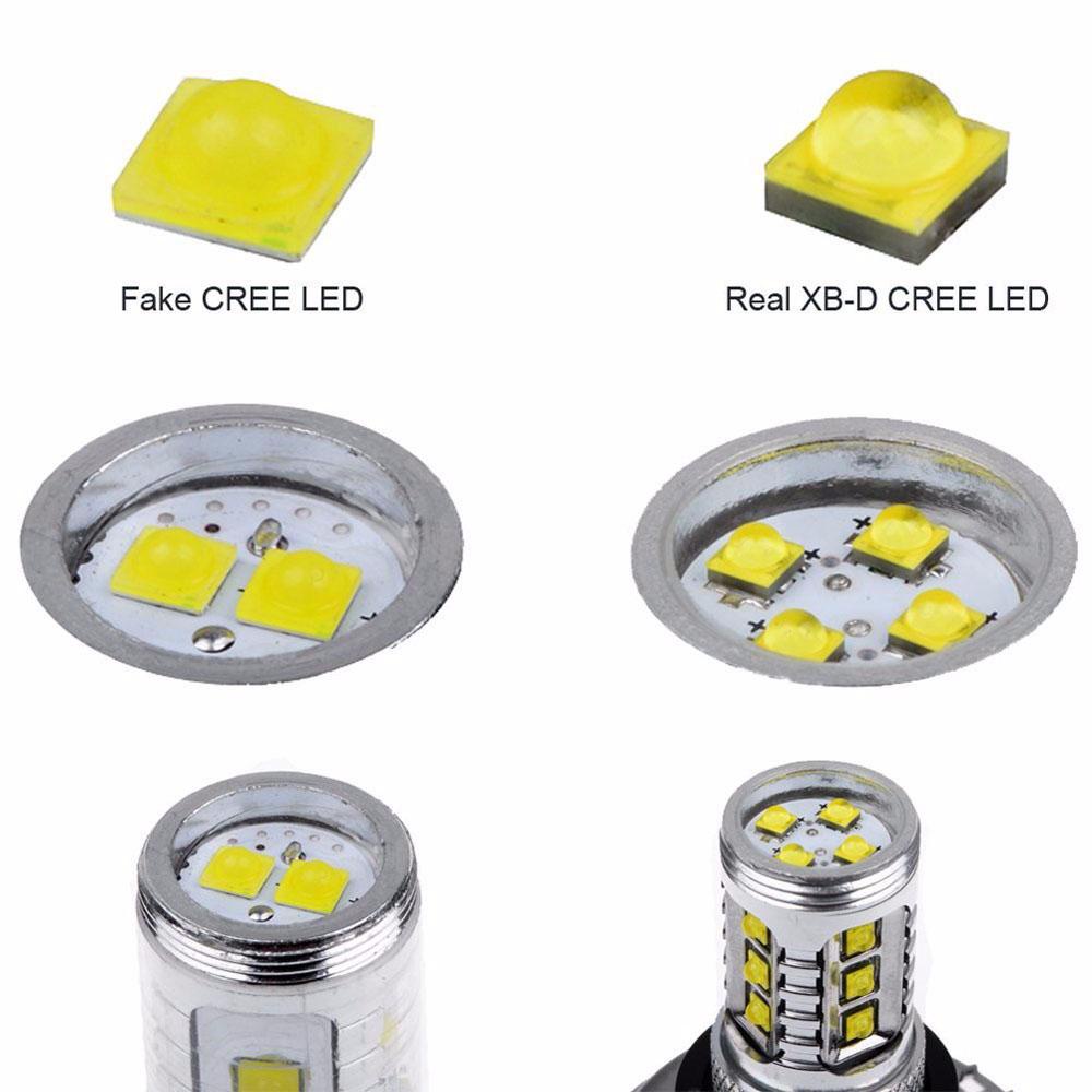 Lanfy Lampu Mobil 2PCS Waterproof 80W 3030 6000K H4 9003 HB2