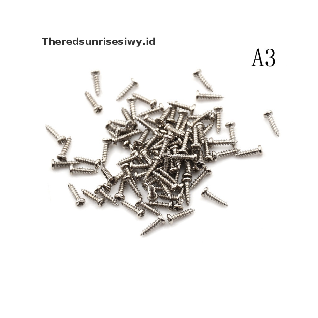 Theredsunrisesiwy.Id 100pcs Sekrup M2 Kepala Bulat