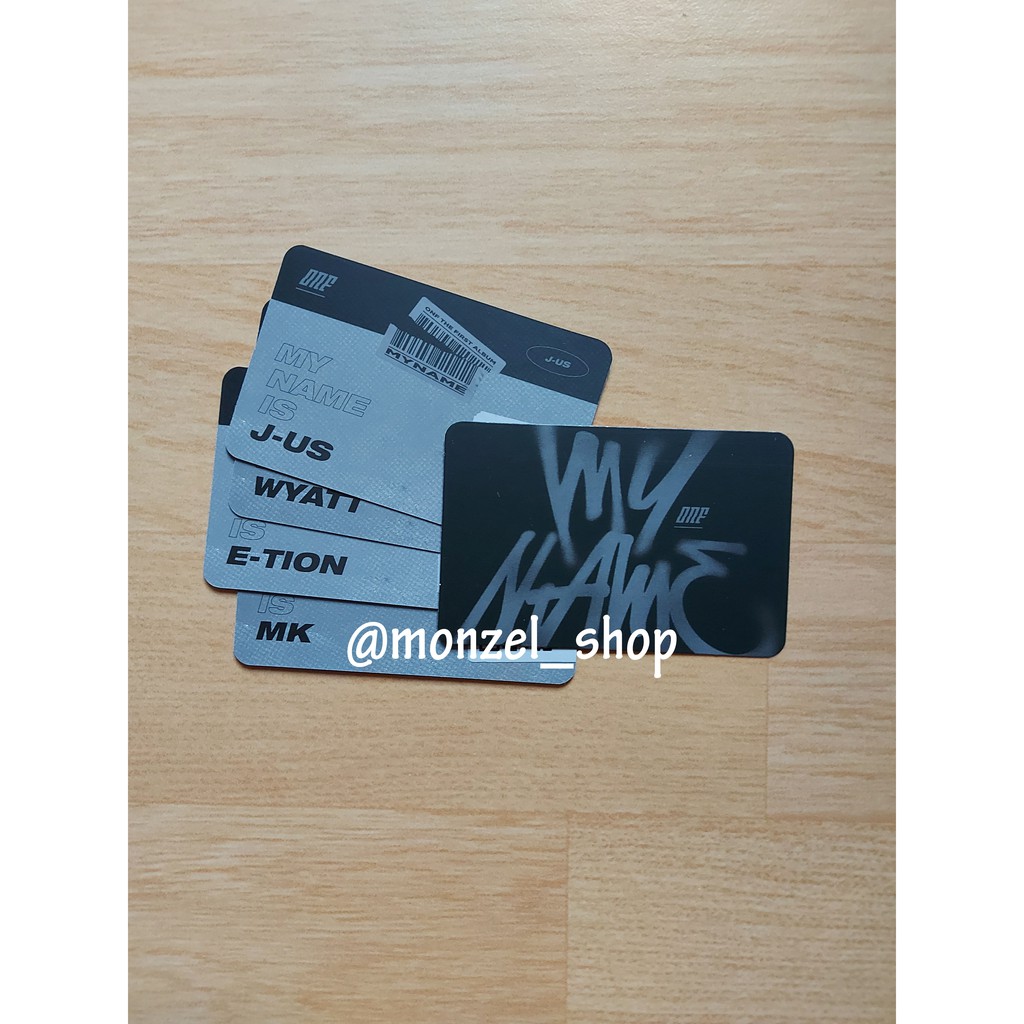 ONF - Album Vol.1 [ONF:MY NAME] My Name Photo Card (PC) J-US Wyatt E-tion MK