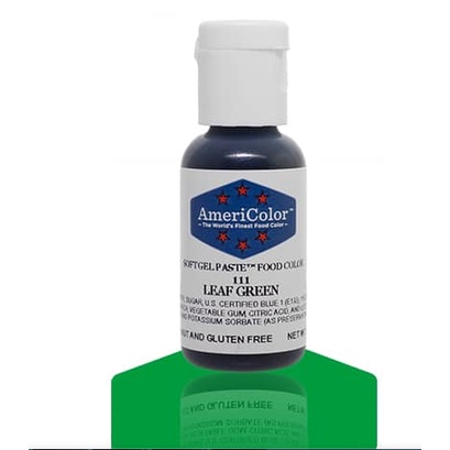 

Americolor LEAF GREEN 0.75 oz (21gr) Soft Gel Paste