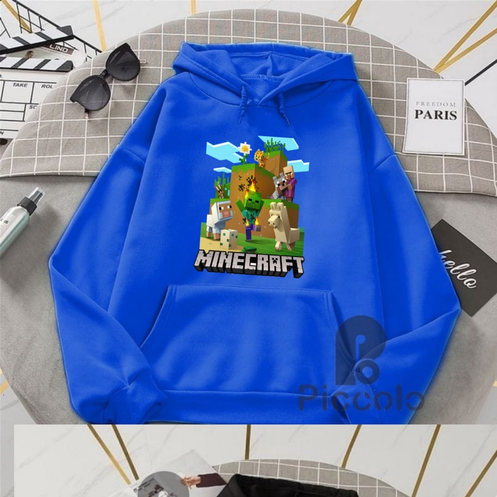 JAKET ANAK HOODIE ANAK MINECRAFT BAHAN PREMIUM