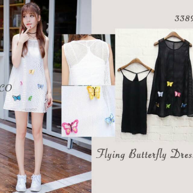 Import flying butterfly dressdress