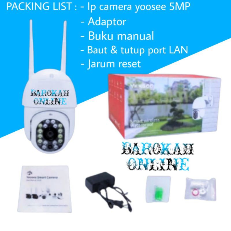 IP CAM CAMERA CCTV YOOSEE OUTDOOR WIRELESS 8MP 1080P HD PTZ SPEED DOME