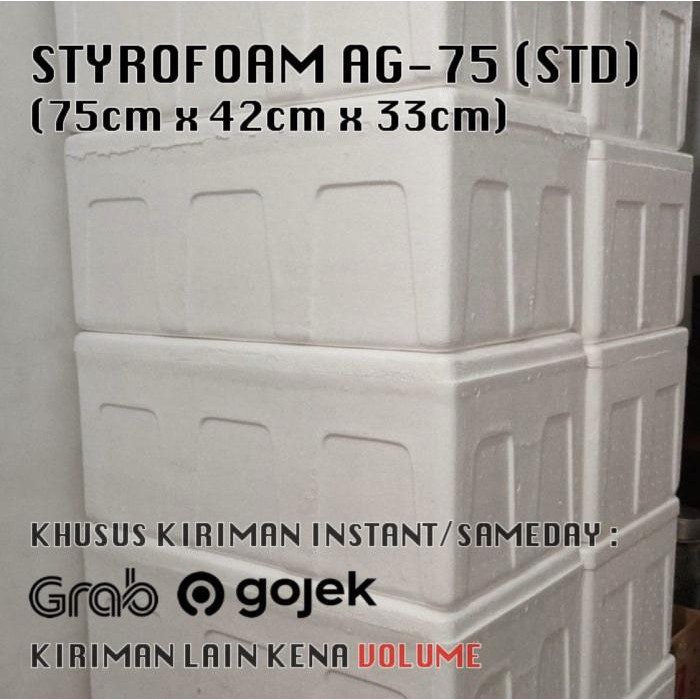 

Paper / Sterofoam Sterofom Box Ag 75 Standard (75 X 42 X 33 Cm)