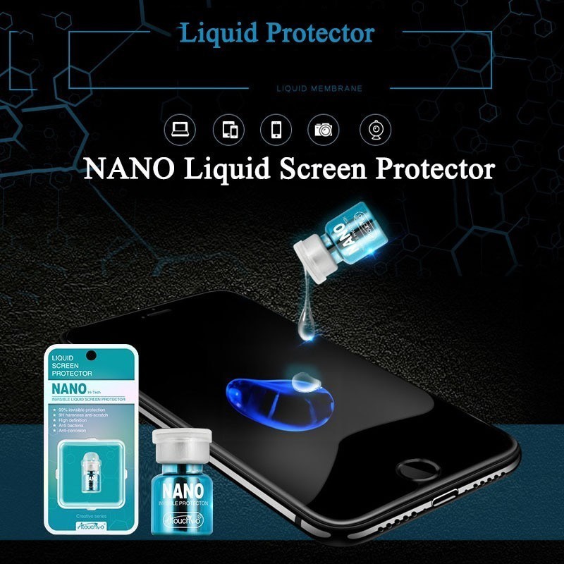 SCREEN GUARD SCREENGUARD LIQUID NANO SCREEN PROTECTOR OLEOPHOBIC COATING FILM UNIVERSAL FOR MOBILE PHONE