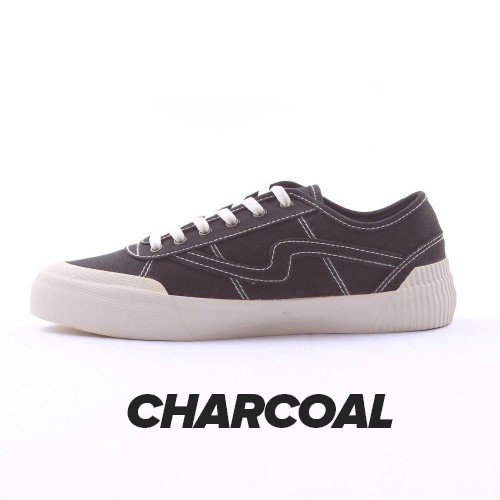 Sepatu Sneakers Pria Patrobas Equip Low Black White / Charcoal Grey / All Black / Navy / Gum / Maroon Original 100%-Charcoal