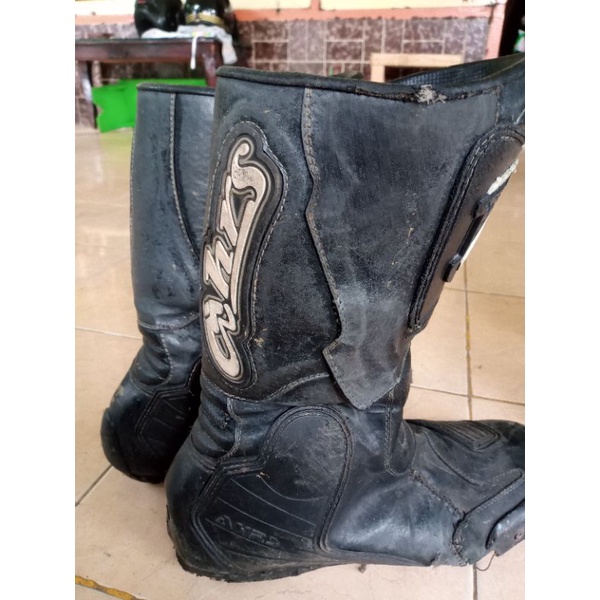 wearpack RS taichi full kulit dan sepatu balap ahrs+gloves