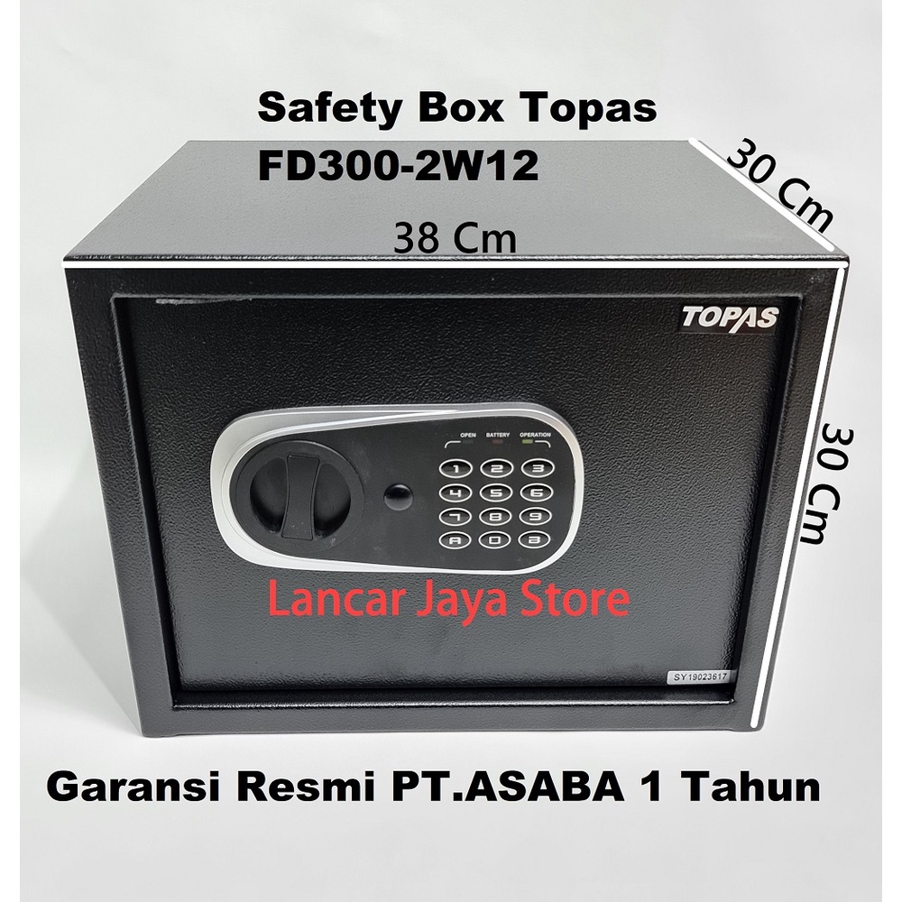 Safety Box/Safe Deposit Box/Cash Box/Brankas Digital Topas FD300