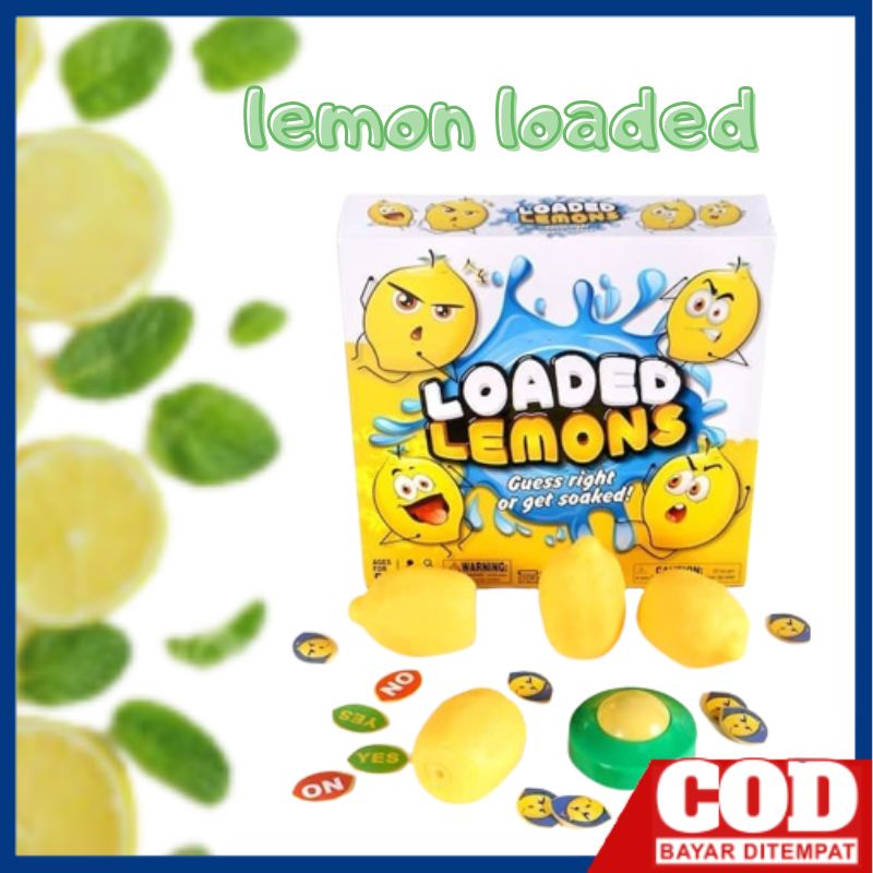 Mainan anak LOADED LEMONS GAME GUESS RIGHT OR GET SOAKED