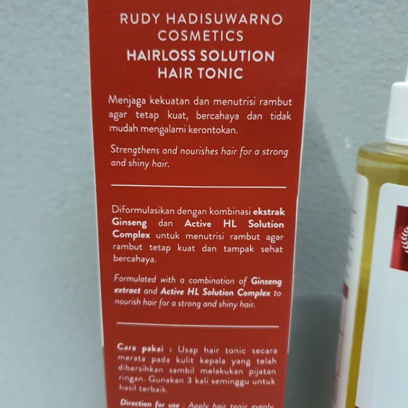 Rudy Hadisuwarno Hair tonic Hairlossdefense 220ml