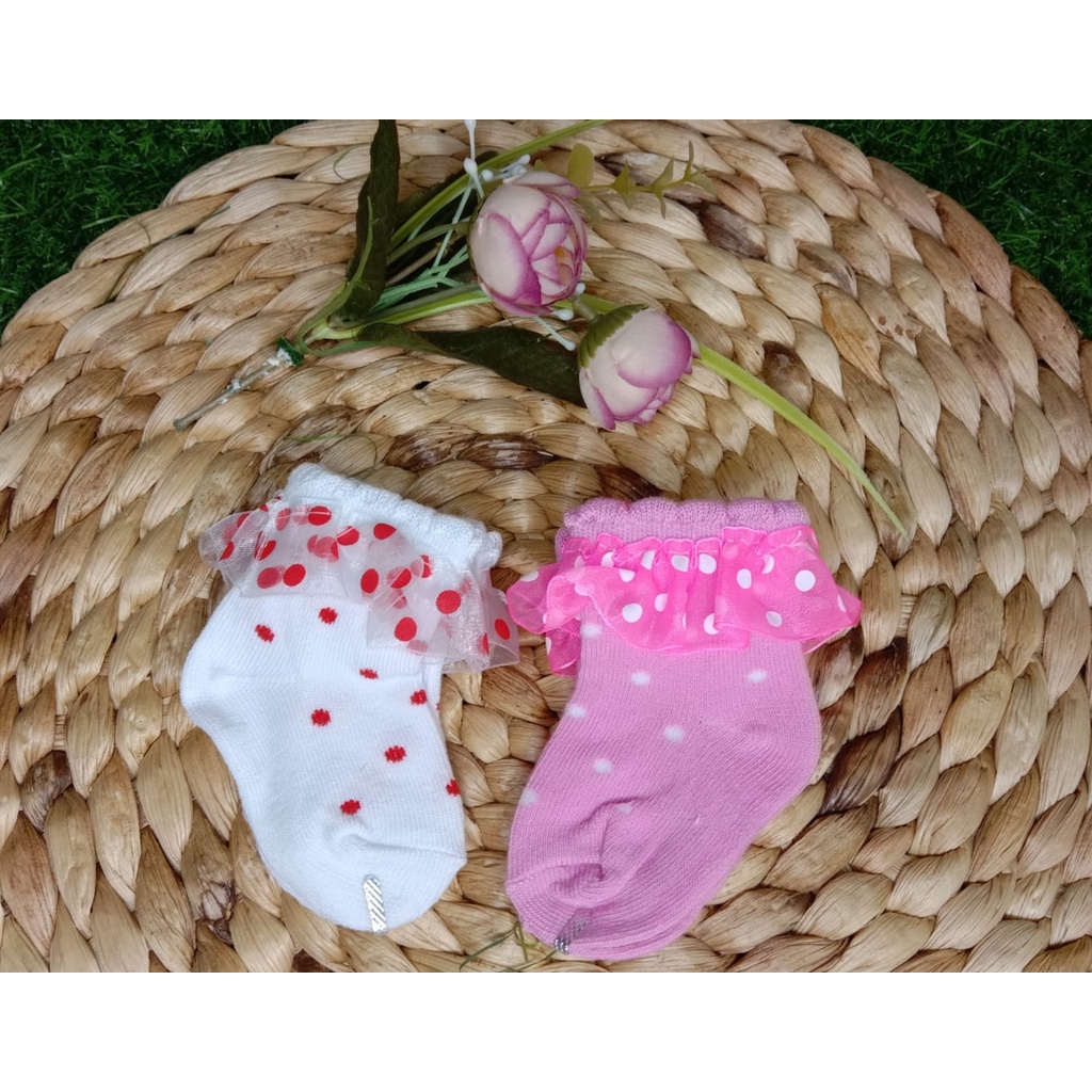 Kaos Kaki Baby Renda Isi 2 Pasang