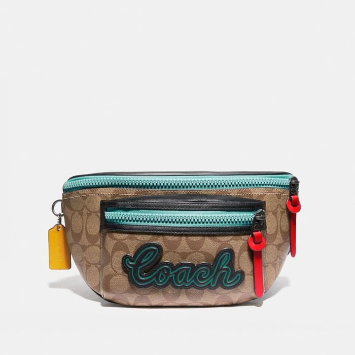 Coach Rivington Belt Waist Bag In Signature - Original 100%