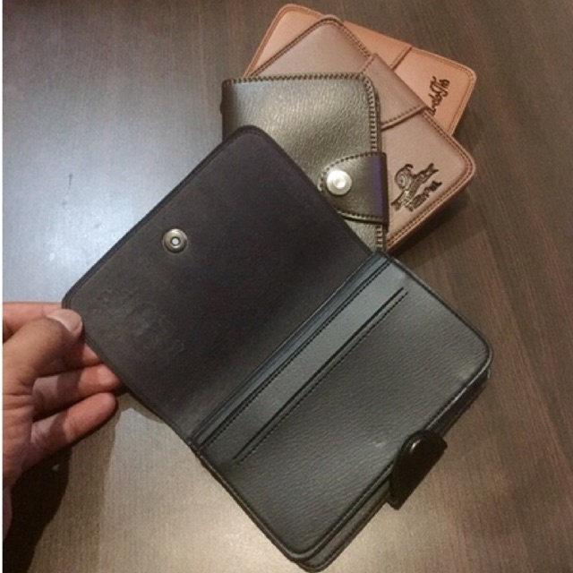 dompet lupat buku pria ukuran tanggung 3/4 13cm bahan kulit sintetis lokal colombo #dompet #dompetpria #dompetcowok #dompetcwek #dompetlipat