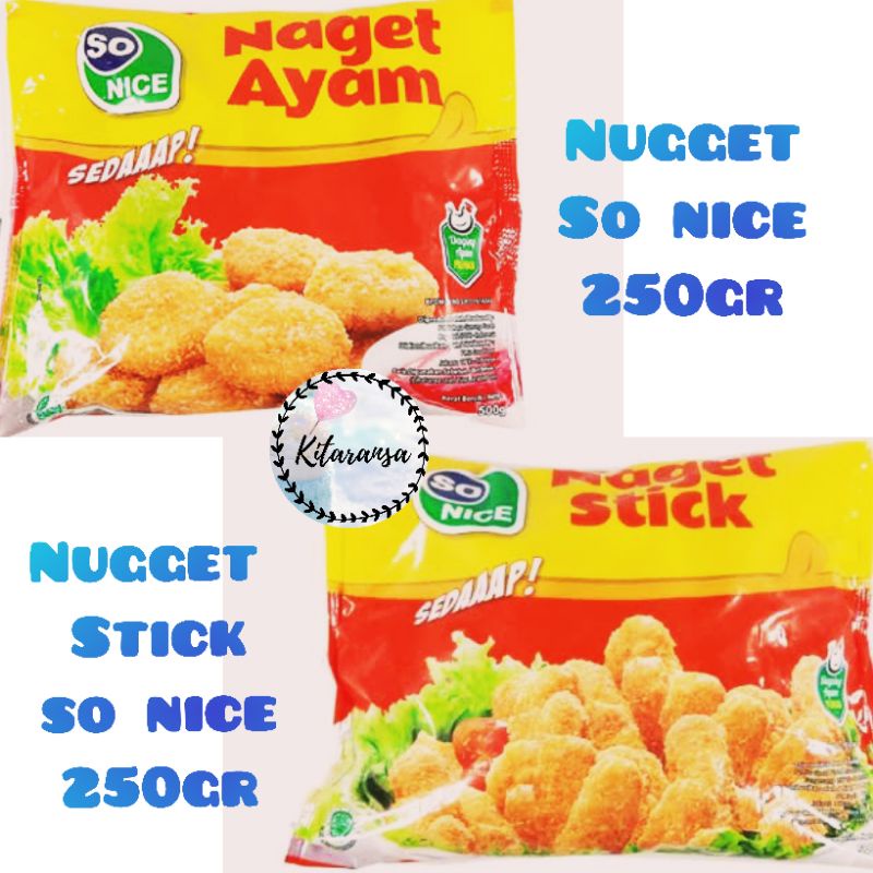 Nugget So Good So Nice Ayam 250gr