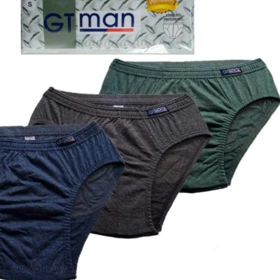 ➴ (Size L) GMY | Celana dalam Pria gt man isi 3 | CD gtman gmy | gt man ►