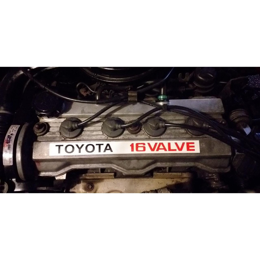 Stiker Cover Mesin Twin Cam 16 VALVE