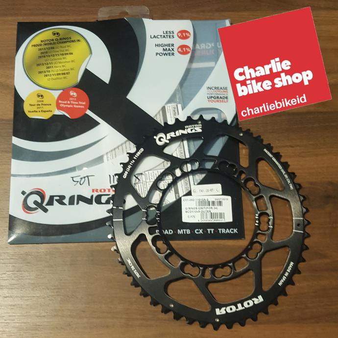 Chainring Rotor Qrings Oval 50T Bcd 110X5