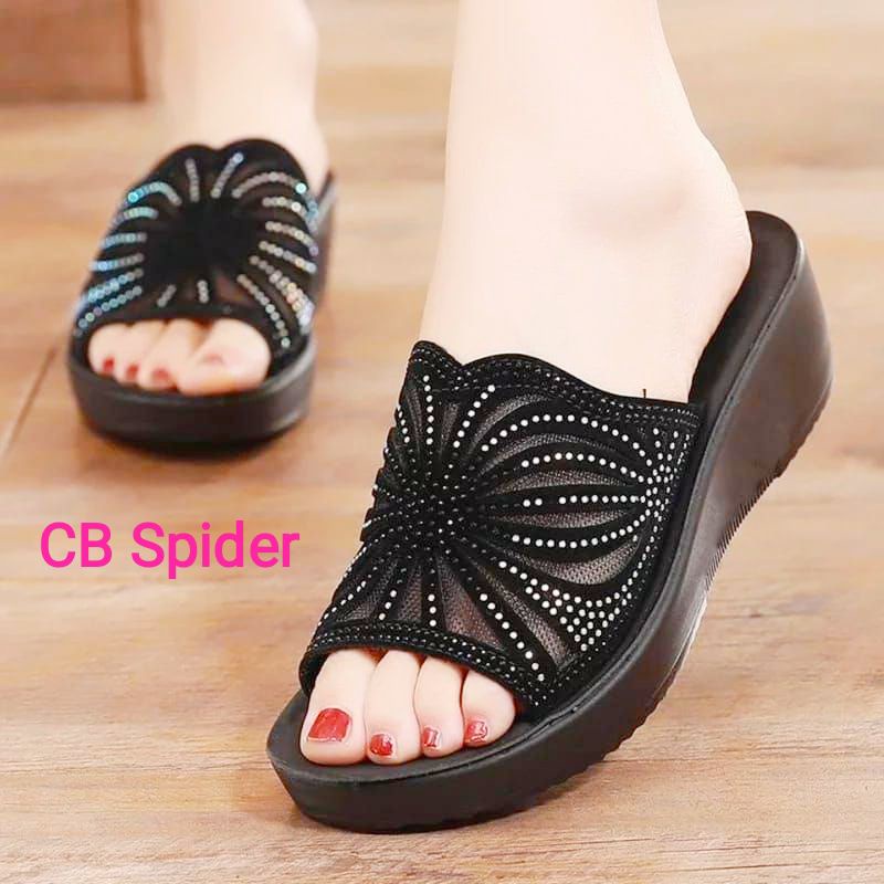 Terbaru Wedges Sandal Wanita Calbi / Sandal wanita wedges 5cm