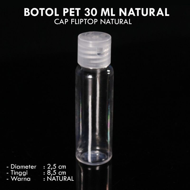 Botol Fliptop 30ml / Botol 30ml Fliptop Botol plastik