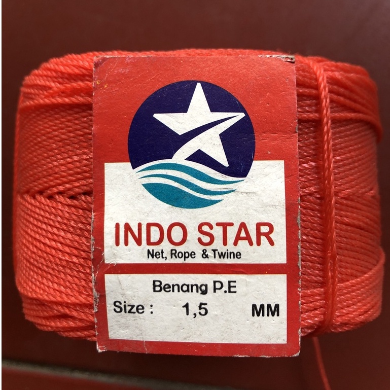 Tali Tambang kecil 1,5mm / Tambang PE 1,5mm INDOSTAR ±150 METER