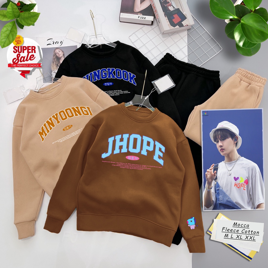 Jhope Sweater ( TEBAL ) BT5 BT21 Korean Style | Dhea Fashion