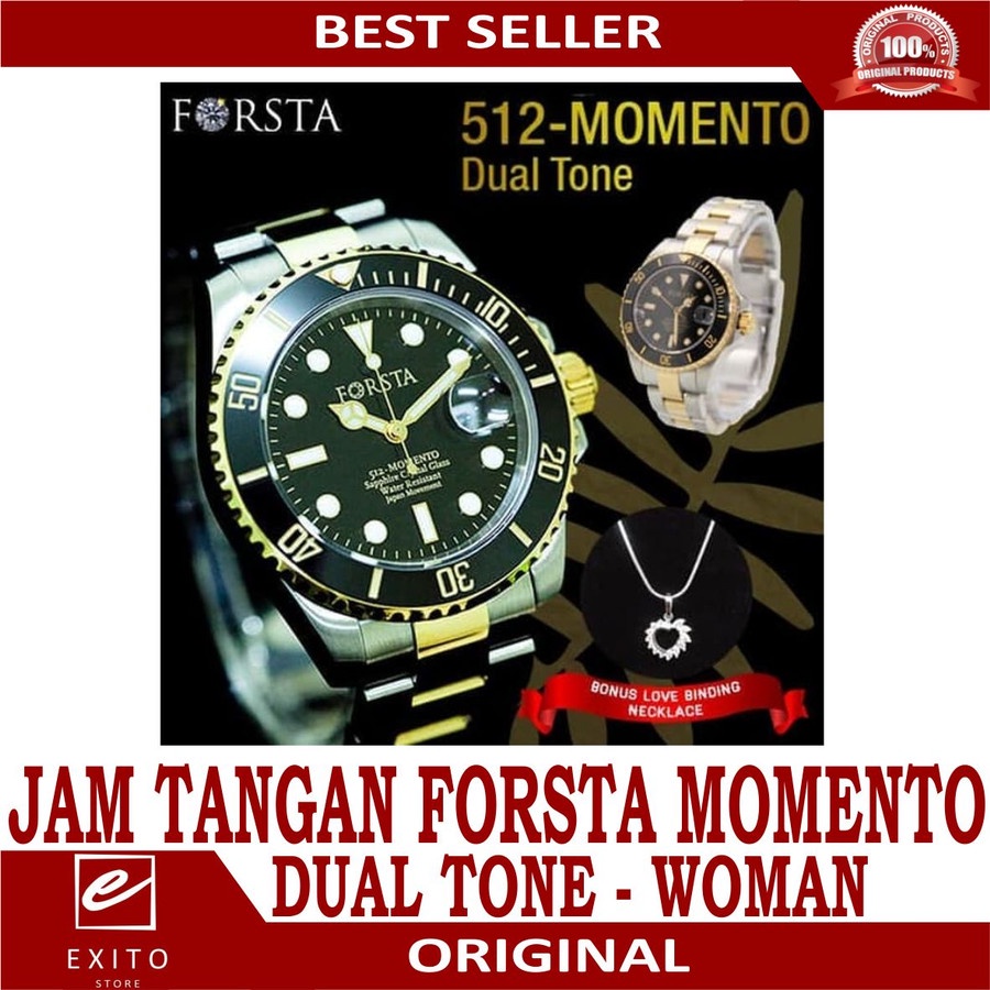 Jam Tangan Forsta 512 Momento Dual Tone Woman