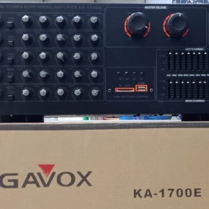 Ampli karaoke MEGAVOX KA-1700E Equalizer USB SD CARD