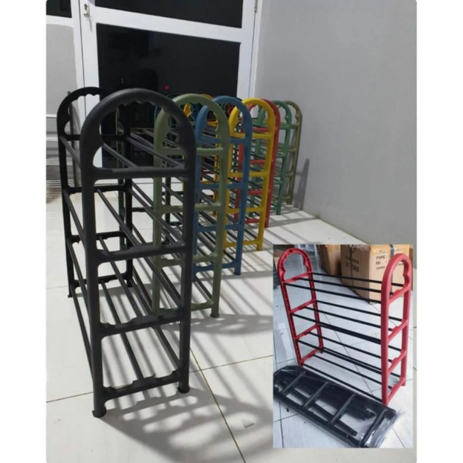 RAK SEPATU PLASTIK MURAH/ RAK SEPATU PLASTIK/ RAK SEPATU