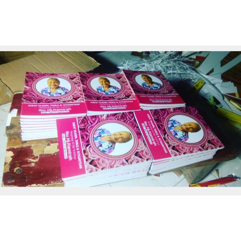 

Buku Yaasiin Custom FREE DESAIN isi 12 pcs